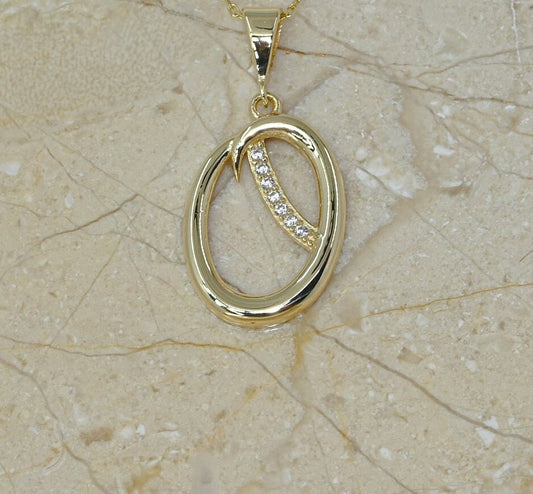 Letter S Gold Necklace SKL01-24754-248 – Altınbaş