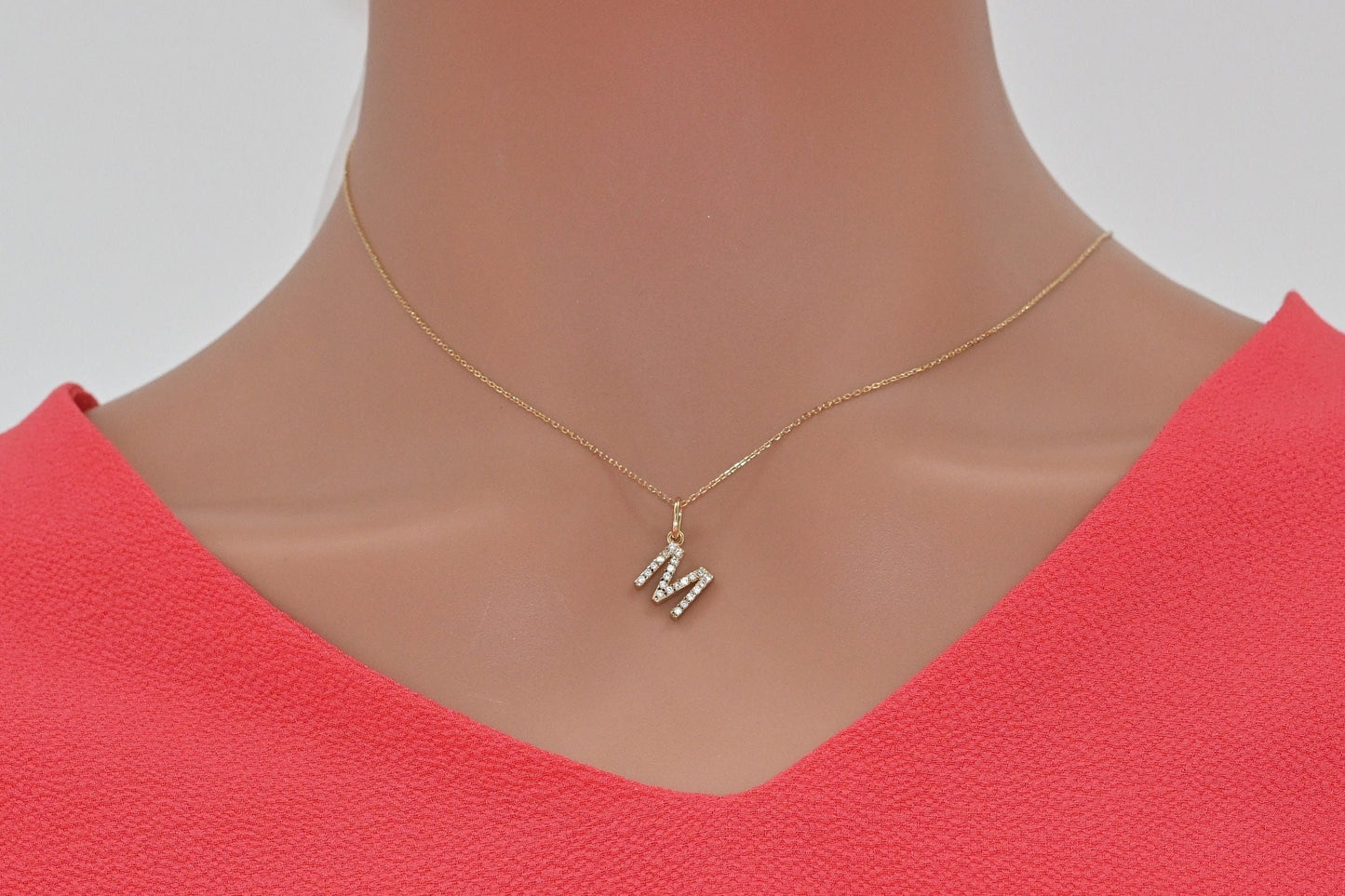 Dainty Initial Necklace | Shop FromMomo - ShopFrommomo